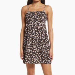 Billabong Feelin Blue Floral Print Minidress